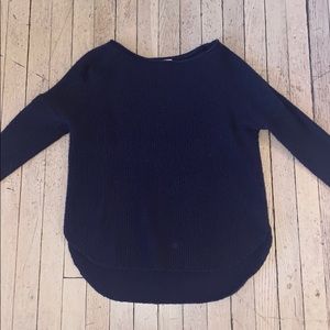 GAP Navy Waffle Sweater